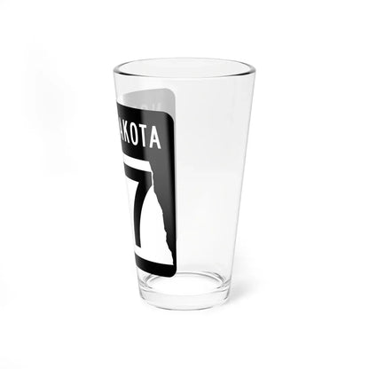 ND-37 2015 (North Dakota) (Road Sign) Pint Glass 16oz - Go Mug Yourself
