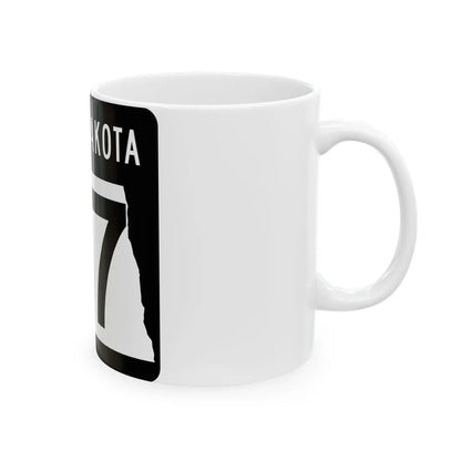 ND-37 2015 (North Dakota) (Road Sign) White Coffee Mug - Go Mug Yourself