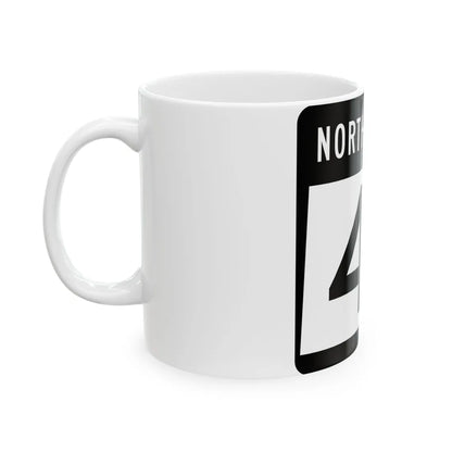 ND-41 2015 (North Dakota) (Road Sign) White Coffee Mug - Go Mug Yourself