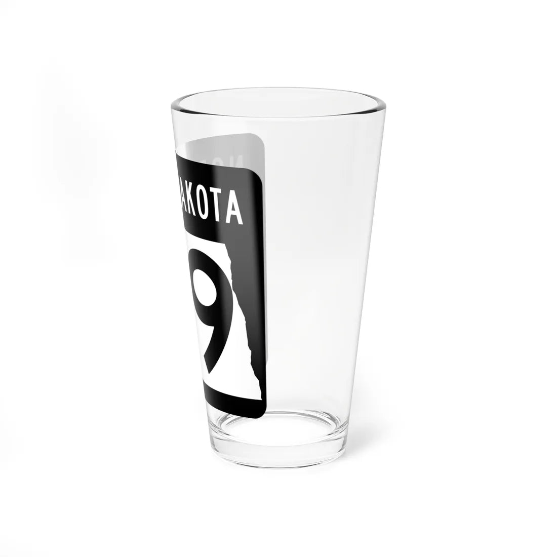 ND-49 2015 (North Dakota) (Road Sign) Pint Glss 16oz - Go Mug Yourself