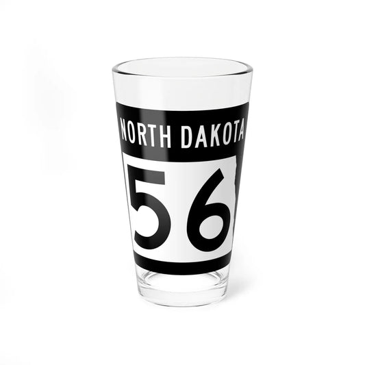 ND-56 2015 (North Dakota) (Road Sign) Pint Glss 16oz 16oz - Go Mug Yourself
