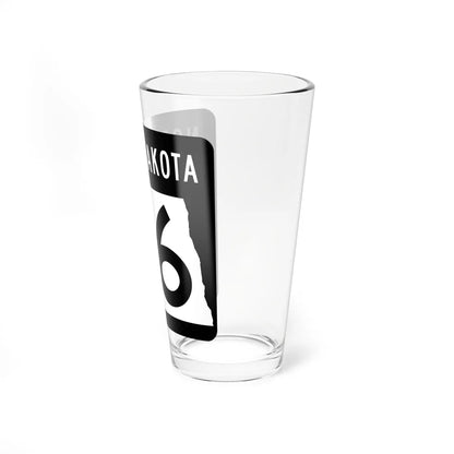 ND-56 2015 (North Dakota) (Road Sign) Pint Glss 16oz - Go Mug Yourself