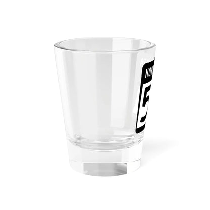 ND-58 2015 (North Dakota) (Road Sign) Shot Glass 1.5oz - Go Mug Yourself