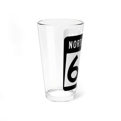 ND-60 2015 (North Dakota) (Road Sign) Pint Glss 16oz - Go Mug Yourself