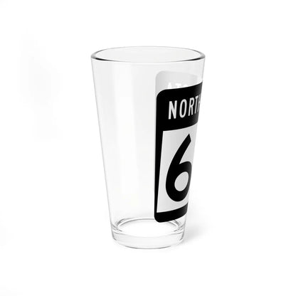 ND-66 2015 (North Dakota) (Road Sign) Pint Glss 16oz - Go Mug Yourself