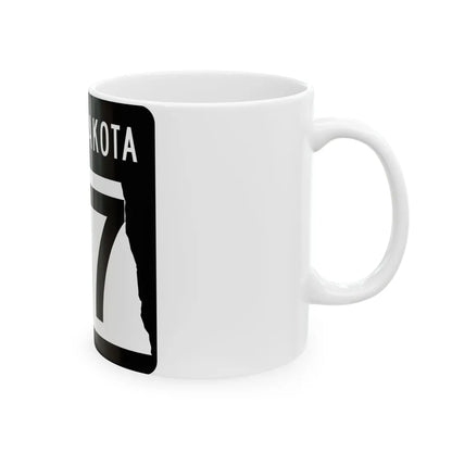 ND-67 2015 (North Dakota) (Road Sign) White Coffee Mug - Go Mug Yourself