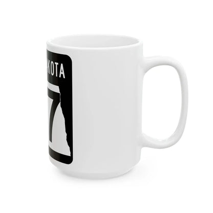 ND-67 2015 (North Dakota) (Road Sign) White Coffee Mug - Go Mug Yourself