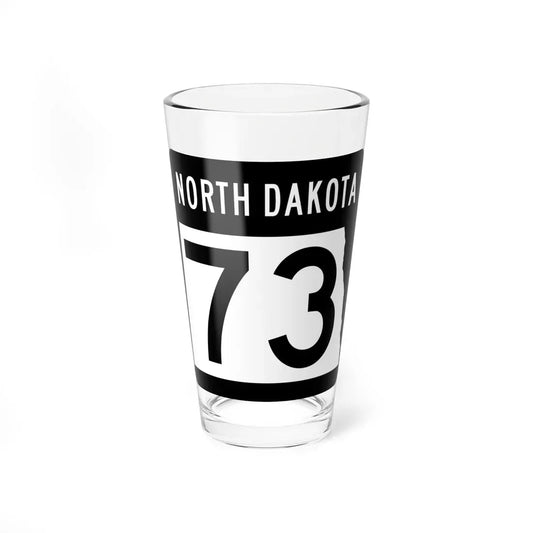 ND-73 2015 (North Dakota) (Road Sign) Pint Glass 16oz 16oz - Go Mug Yourself