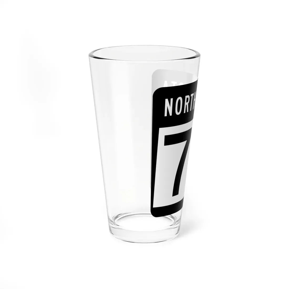 ND-73 2015 (North Dakota) (Road Sign) Pint Glass 16oz - Go Mug Yourself
