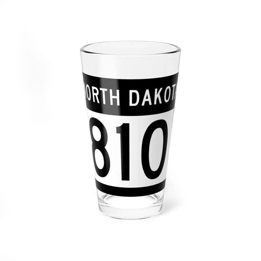 ND-810 2015 (North Dakota) (Road Sign) Pint Glass 16oz 16oz - Go Mug Yourself