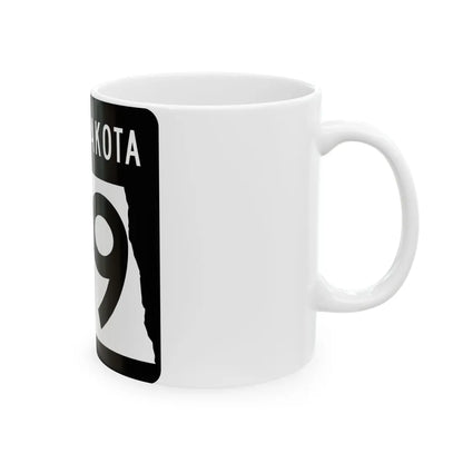 ND-89 2015 (North Dakota) (Road Sign) White Coffee Mug - Go Mug Yourself