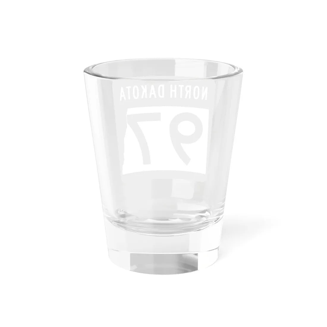 ND-97 2015 (North Dakota) (Road Sign) Shot Glass 1.5oz - Go Mug Yourself