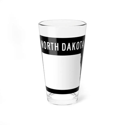 ND-blank (North Dakota) (Road Sign) Pint Glass 16oz 16oz - Go Mug Yourself
