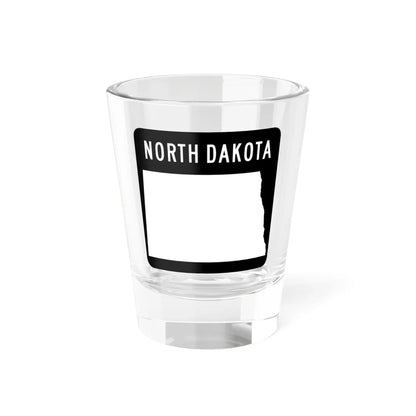 ND-blank (North Dakota) (Road Sign) Shot Glass 1.5oz 1.5oz - Go Mug Yourself