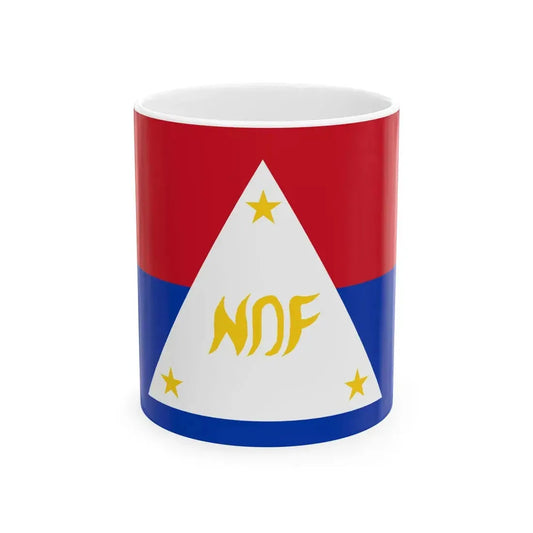 NDF Flag (Philippines) White Coffee Mug 11oz - Go Mug Yourself