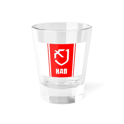 NDP flag (Russia) Shot Glass 1.5oz - Go Mug Yourself