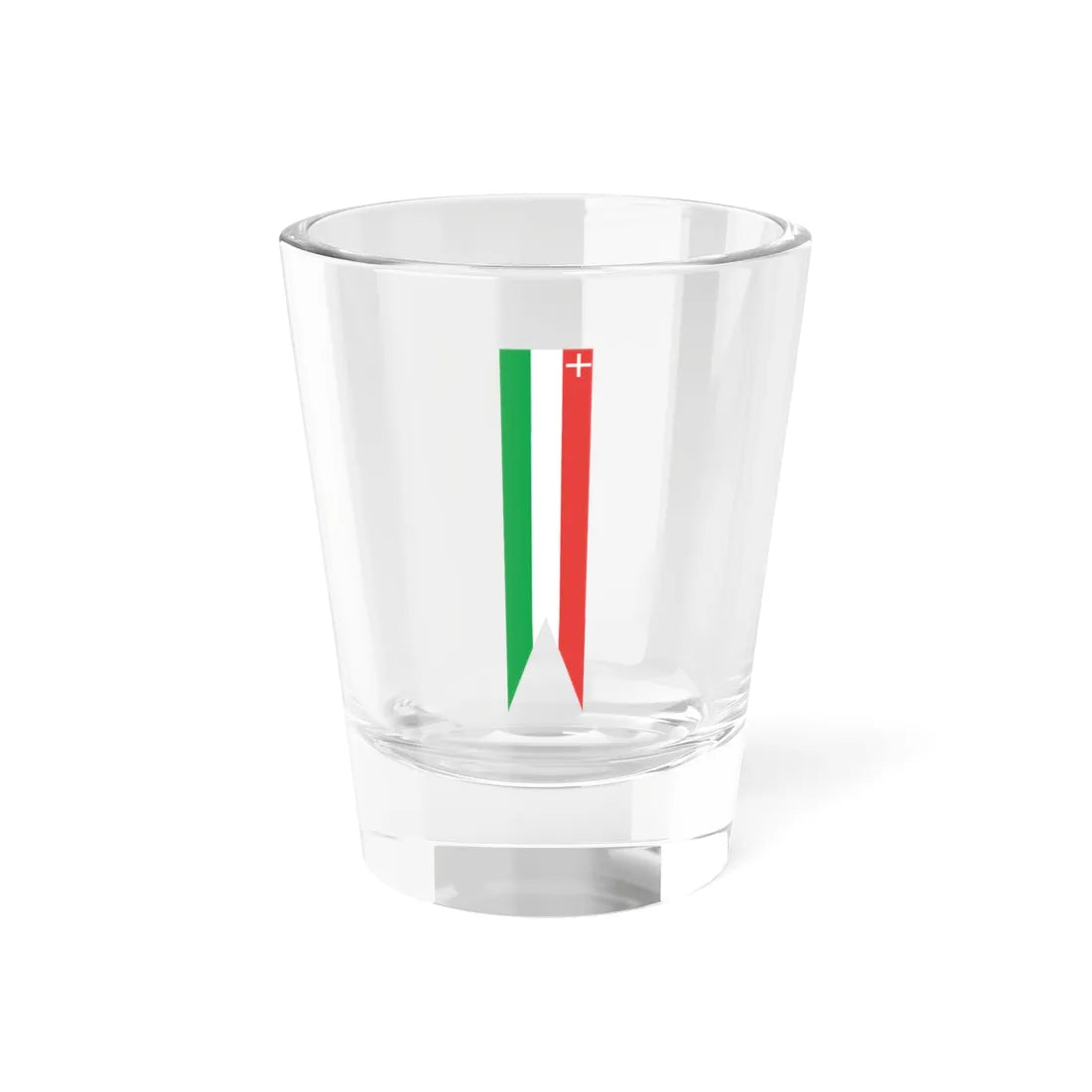 NE Oriflamme (Switzerland) Shot Glass 1.5oz 1.5oz - Go Mug Yourself