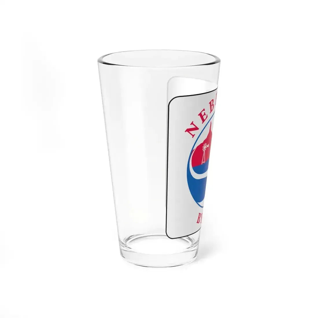 Nebraska Byway Sign M1-11 (Nebraska) (Road Sign) Pint Glass 16oz - Go Mug Yourself