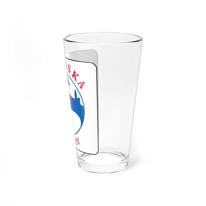 Nebraska Byway Sign M1-11 (Nebraska) (Road Sign) Pint Glass 16oz - Go Mug Yourself