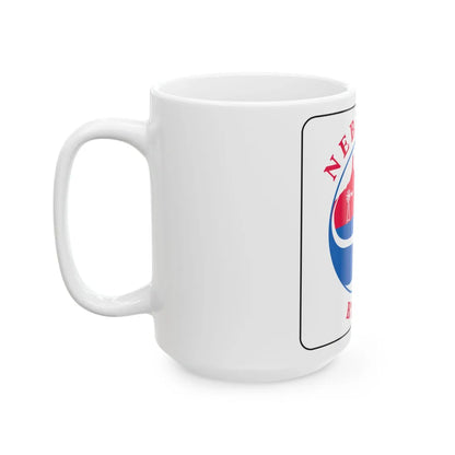 Nebraska Byway Sign M1-11 (Nebraska) (Road Sign) White Coffee Mug - Go Mug Yourself