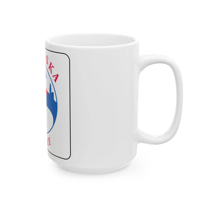 Nebraska Byway Sign M1-11 (Nebraska) (Road Sign) White Coffee Mug - Go Mug Yourself