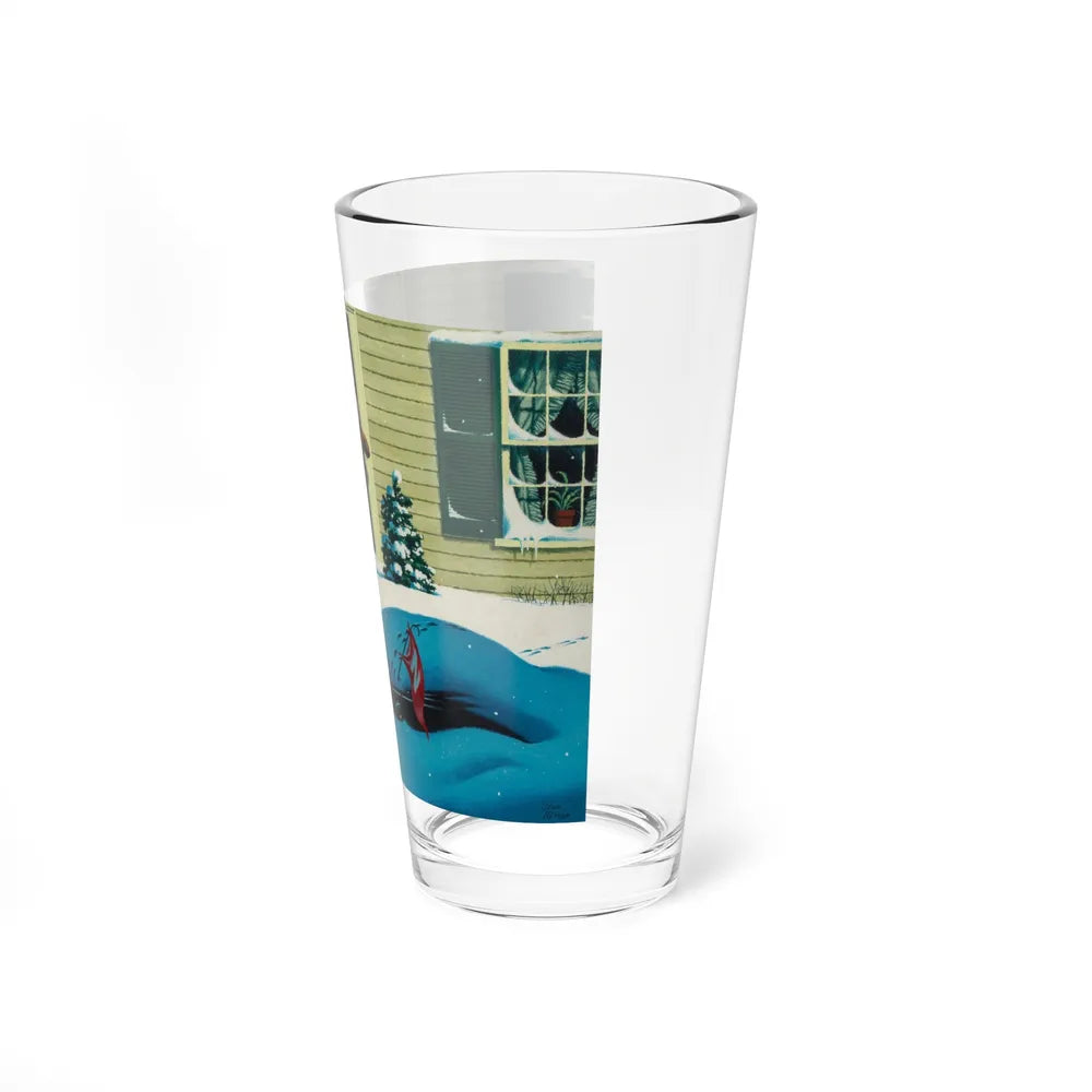 Nebraska Football (Magazine Illustration) Pint Glass 16oz-Go Mug Yourself