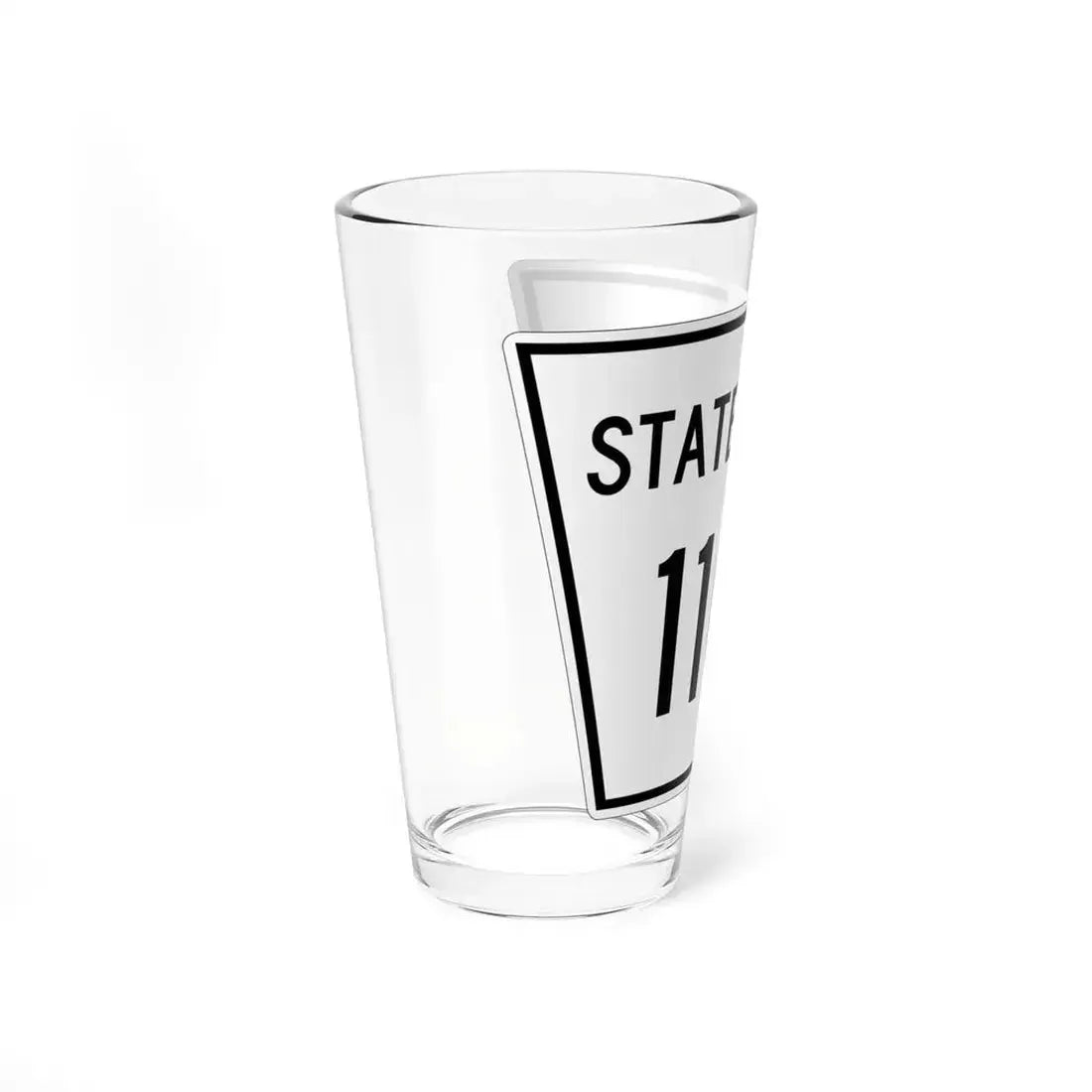 Nebraska State Spur 1105 (Nebraska) (Road Sign) Pint Glass 16oz - Go Mug Yourself