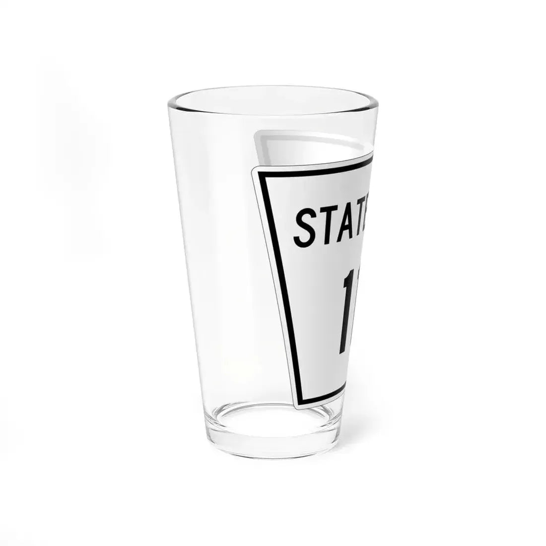 Nebraska State Spur 115 (Nebraska) (Road Sign) Pint Glass 16oz - Go Mug Yourself