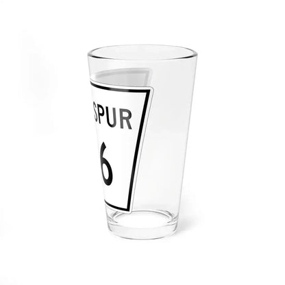 Nebraska State Spur 126 (Nebraska) (Road Sign) Pint Glass 16oz - Go Mug Yourself