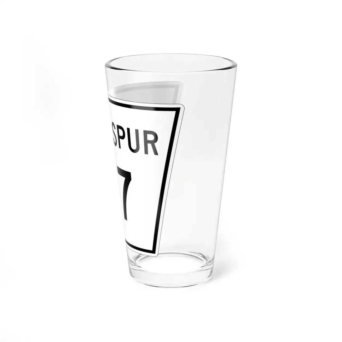 Nebraska State Spur 177 (Nebraska) (Road Sign) Pint Glss 16oz - Go Mug Yourself