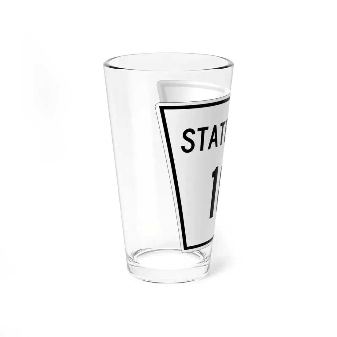 Nebraska State Spur 181 (Nebraska) (Road Sign) Pint Glass 16oz - Go Mug Yourself