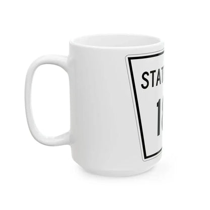 Nebraska State Spur 187 (Nebraska) (Road Sign) White Coffee Mug - Go Mug Yourself