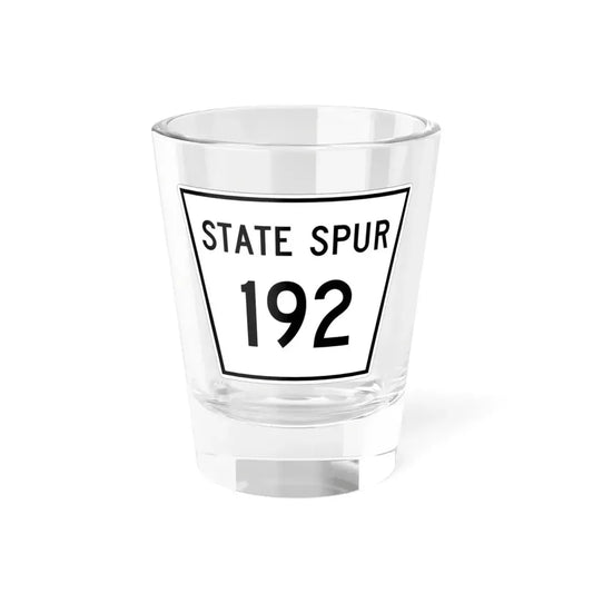 Nebraska State Spur 192 (Nebraska) (Road Sign) Shot Glass 1.5oz 1.5oz - Go Mug Yourself