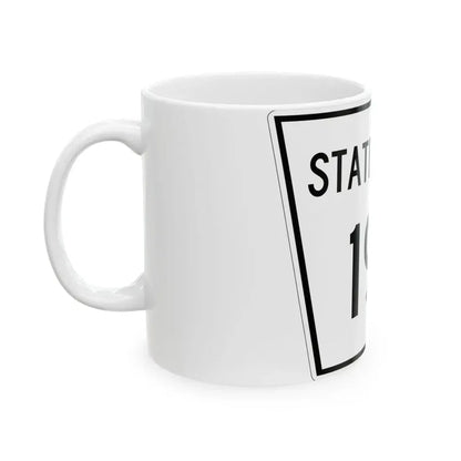 Nebraska State Spur 192 (Nebraska) (Road Sign) White Coffee Mug - Go Mug Yourself