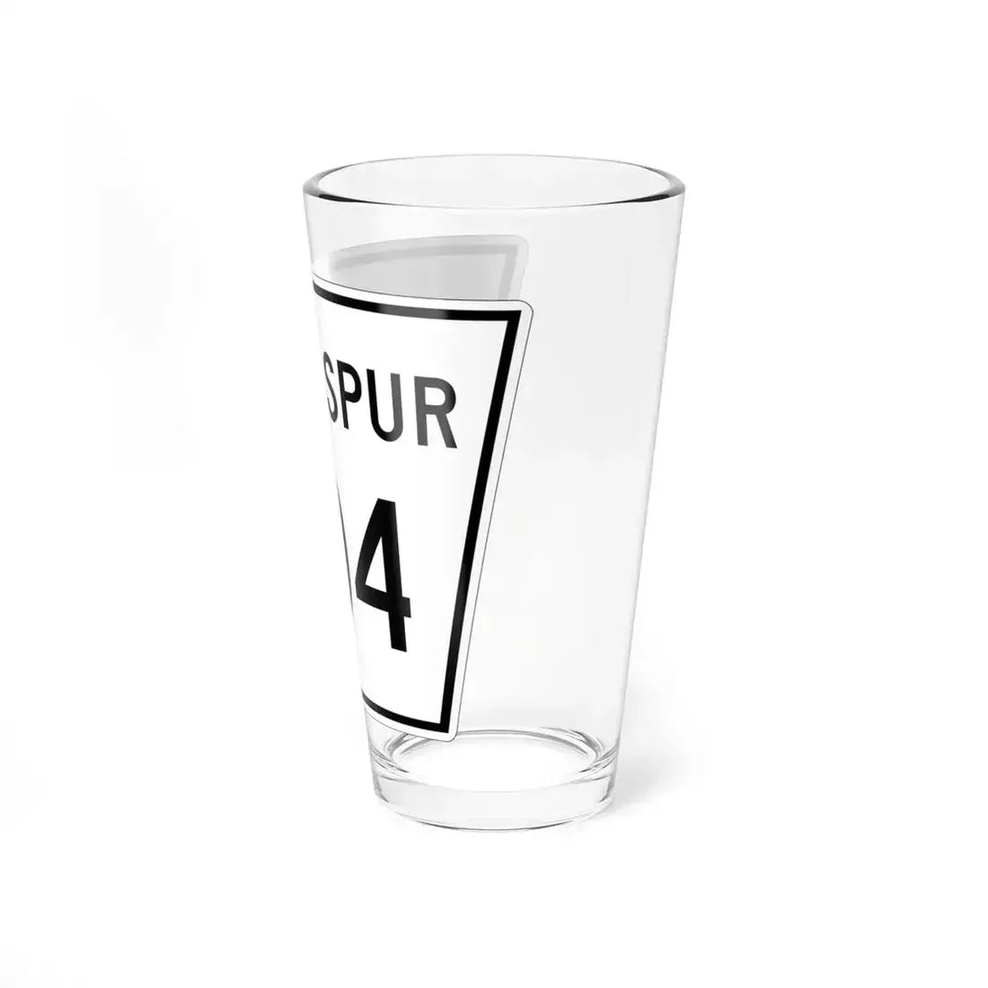Nebraska State Spur 204 (Nebraska) (Road Sign) Pint Glass 16oz - Go Mug Yourself