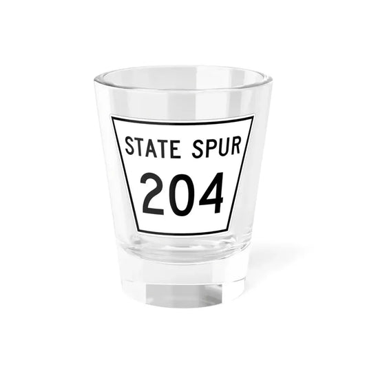 Nebraska State Spur 204 (Nebraska) (Road Sign) Shot Glass 1.5oz 1.5oz - Go Mug Yourself