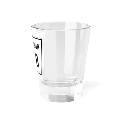 Nebraska State Spur 208 (Nebraska) (Road Sign) Shot Glass 1.5oz - Go Mug Yourself