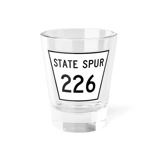 Nebraska State Spur 226 (Nebraska) (Road Sign) Shot Glass 1.5oz 1.5oz - Go Mug Yourself