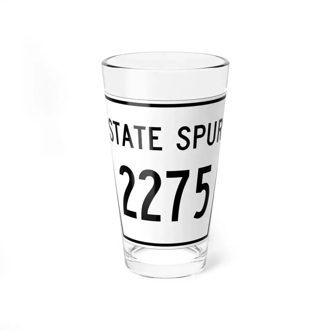 Nebraska State Spur 2275 (Nebraska) (Road Sign) Pint Glass 16oz 16oz - Go Mug Yourself