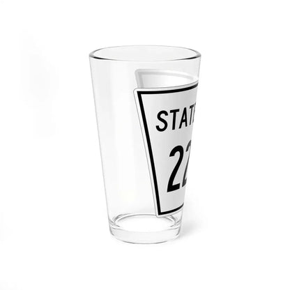 Nebraska State Spur 2275 (Nebraska) (Road Sign) Pint Glss 16oz - Go Mug Yourself