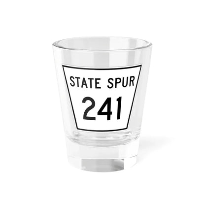 Nebraska State Spur 241 (Nebraska) (Road Sign) Shot Glass 1.5oz 1.5oz - Go Mug Yourself