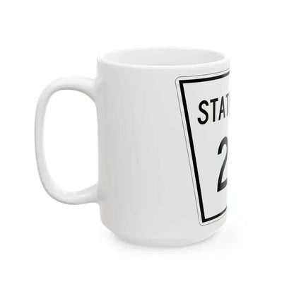 Nebraska State Spur 241 (Nebraska) (Road Sign) White Coffee Mug - Go Mug Yourself