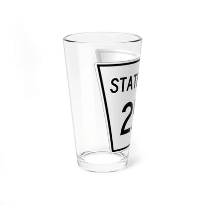 Nebraska State Spur 259 (Nebraska) (Road Sign) Pint Glss 16oz - Go Mug Yourself