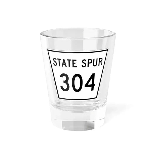 Nebraska State Spur 304 (Nebraska) (Road Sign) Shot Glass 1.5oz 1.5oz - Go Mug Yourself