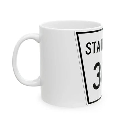 Nebraska State Spur 306 (Nebraska) (Road Sign) White Coffee Mug - Go Mug Yourself