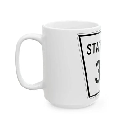 Nebraska State Spur 310 (Nebraska) (Road Sign) White Coffee Mug - Go Mug Yourself