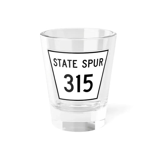 Nebraska State Spur 315 (Nebraska) (Road Sign) Shot Glass 1.5oz 1.5oz - Go Mug Yourself