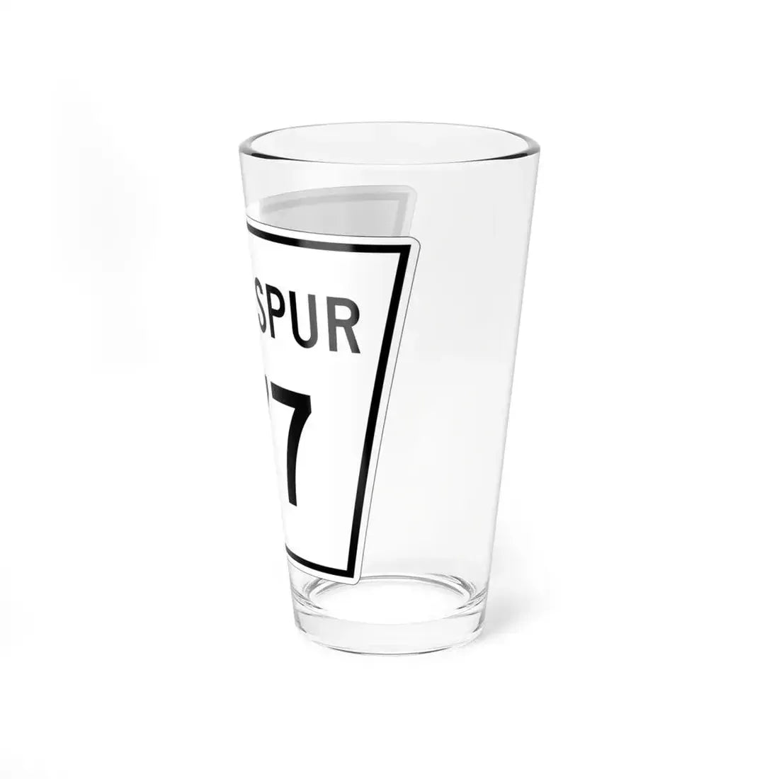 Nebraska State Spur 377 (Nebraska) (Road Sign) Pint Glass 16oz - Go Mug Yourself