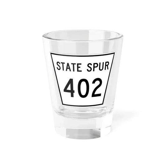 Nebraska State Spur 402 (Nebraska) (Road Sign) Shot Glass 1.5oz 1.5oz - Go Mug Yourself