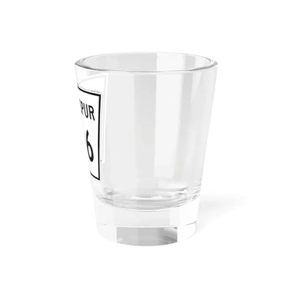 Nebraska State Spur 406 (Nebraska) (Road Sign) Shot Glass 1.5oz - Go Mug Yourself